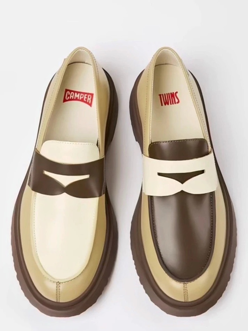 Camper Twins Color Block Loafers